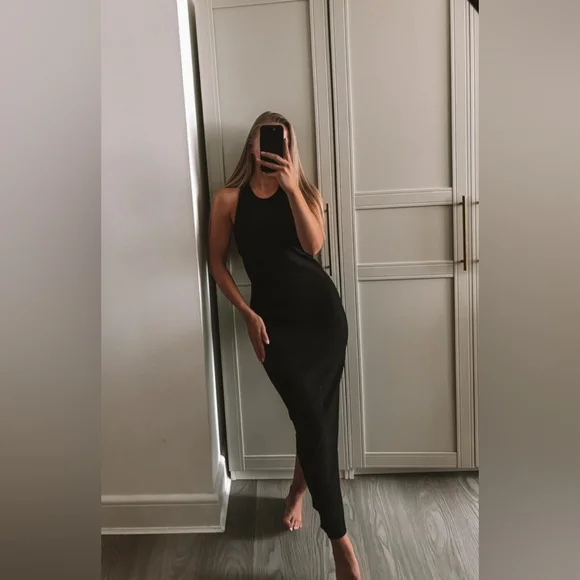 Zara Long stretch knit dress - Picture 1 of 3